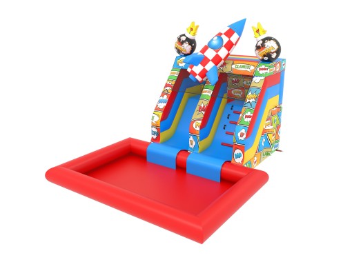 Mini Glijbanen met afneembaar zwembad / ballenbad