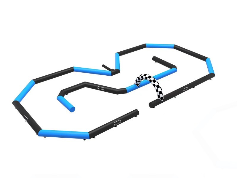 Circuit de course n bleu/noir (20x10m)