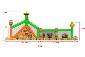 Stormbaan Mexico (17,5x3,6x7m)