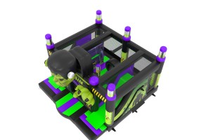 Te koop: nieuw springkasteel monster