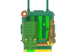 te koop: nieuw springkasteel krokodil