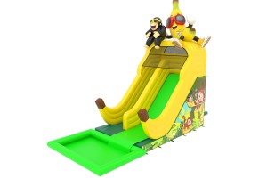 Te koop: Opblaasbare glijbaan banaan 