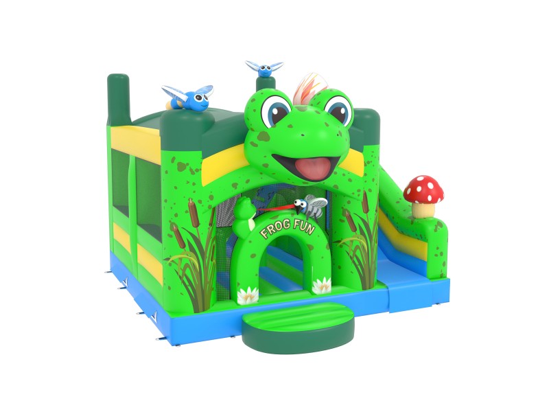 te koop: nieuw springkasteel kikker 