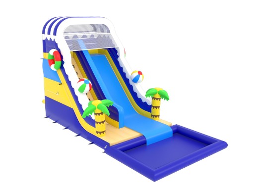 Te koop: Opblaasbare glijbaan beach