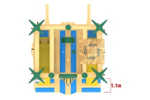 te koop: nieuw springkasteel Egypte 