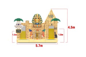 te koop: nieuw springkasteel Egypte 