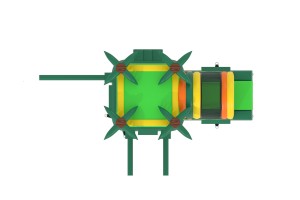 te koop: nieuw springkasteel jungle Adventure
