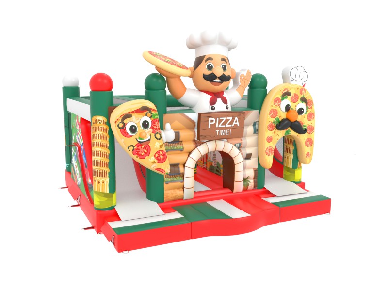 te koop: nieuw springkasteel pizza Italië