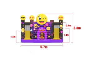 te koop: nieuw springkasteel emoji