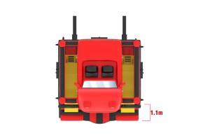 te koop: nieuw springkasteel race zone wagen 