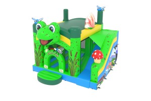 te koop: nieuw springkasteel kikker 