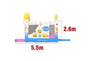 te koop: nieuw springkasteel emoji