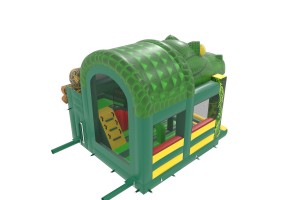 te koop: nieuw springkasteel krokodil reptiel