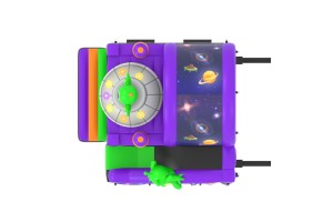te koop: nieuw springkasteel aliens space lab