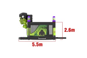 Te koop: nieuw springkasteel monster