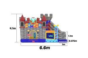 te koop: nieuw springkasteel drakenburcht 