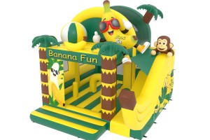 te koop: nieuw springkasteel banaan Banana fun