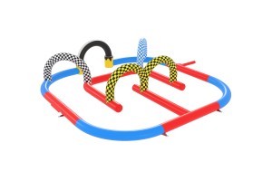 te koop: opblaasbare racebaan