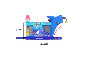 te koop: nieuw springkasteel Sea monsters 