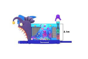 te koop: nieuw springkasteel Sea monsters 