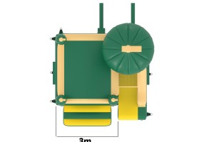te koop: nieuw springkasteel groene moskee