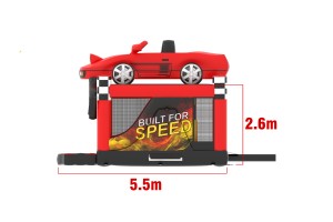te koop: nieuw springkasteel race zone wagen 