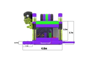 te koop: nieuw springkasteel monster