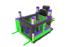 te koop: nieuw springkasteel monster