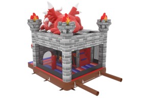 te koop: Opblaasbare glijbaan Red Dragon