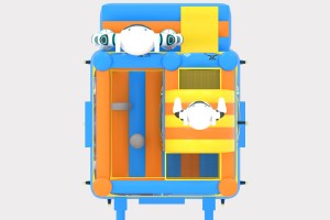 te koop: springkasteel robot