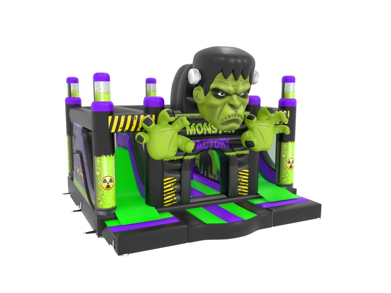Te koop: nieuw springkasteel monster