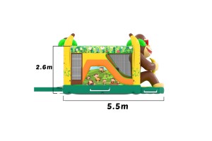 te koop: nieuw springkasteel gorilla