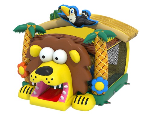 Te koop: springkasteel leeuw 