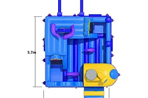 Yellow Submarine © ZONDER klimmuur (5,3x5,7x5,0)