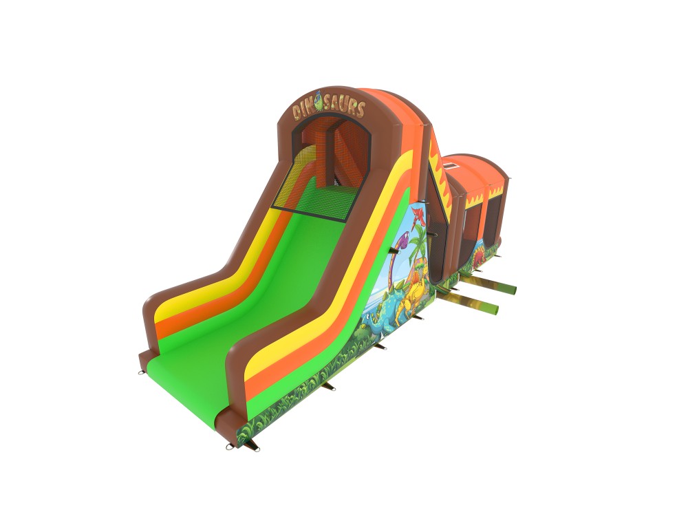 Sormbaan Dino met slide ® (12,95x3,325x5,30m)