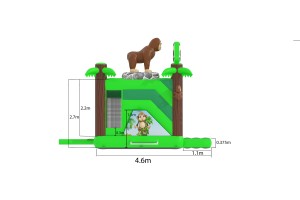Te koop: Nieuw springkasteel aap gorilla 