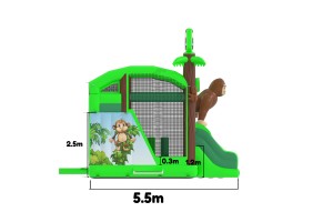 Springkasteel jungle gorilla kopen. 