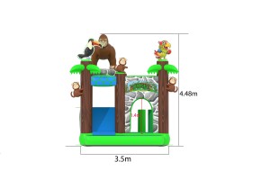 Te koop: Nieuw springkasteel aap gorilla 