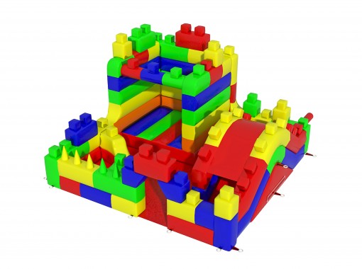 Te Koop: Combo Lego springkasteel bouwblokken 