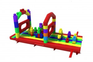 Te Koop: Stormbaan Springkasteel Lego bouwblokken 