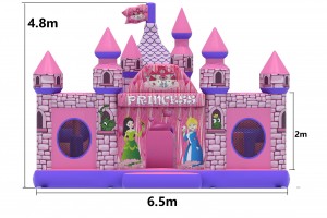 opblaasbaar prinsessenkasteel multiplay 