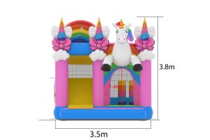 Te koop: nieuw Unicorn springkasteel. 