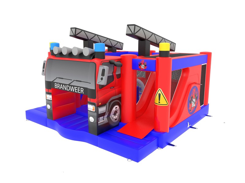 Multiplay Brandweerwagen met dubbele glijbaan ©