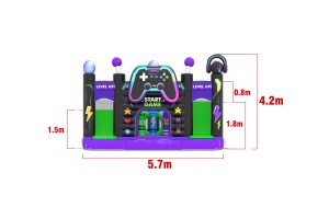 te koop: nieuw springkasteel gaming 