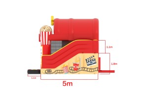 te koop: nieuw springkasteel bioscoop 