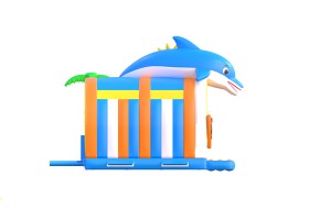 te koop: nieuw springkasteel dolfijn