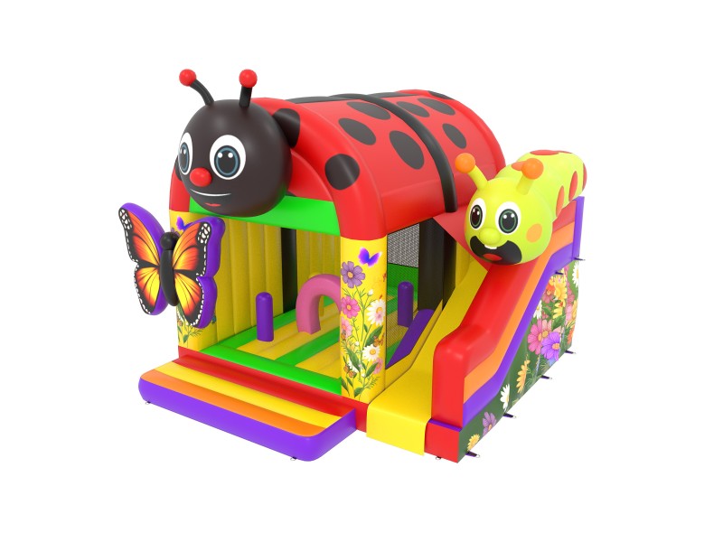 te koop: nieuw springkasteel lieveheersbeestje