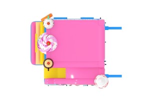 te koop: nieuw springkasteel ice cream 