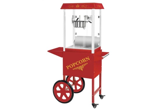 Te koop: Professionele popcorn machine met kar.