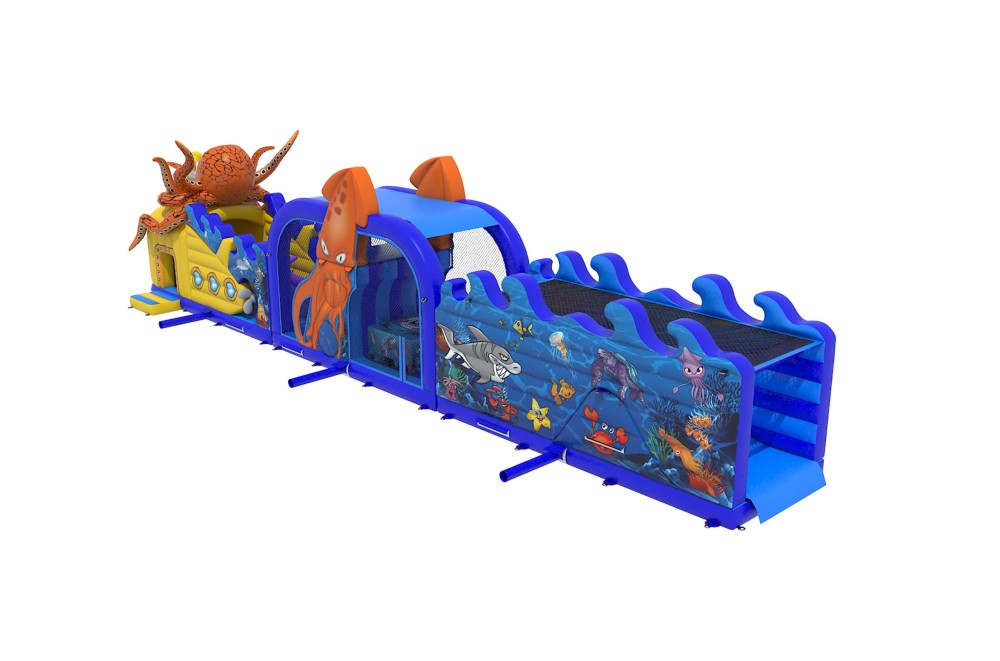 Te koop: Oblaasbare stormbaan onderwaterwereld.